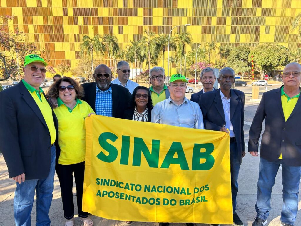 Delegação do SINAB, na Câmara Federal, em Brasília.